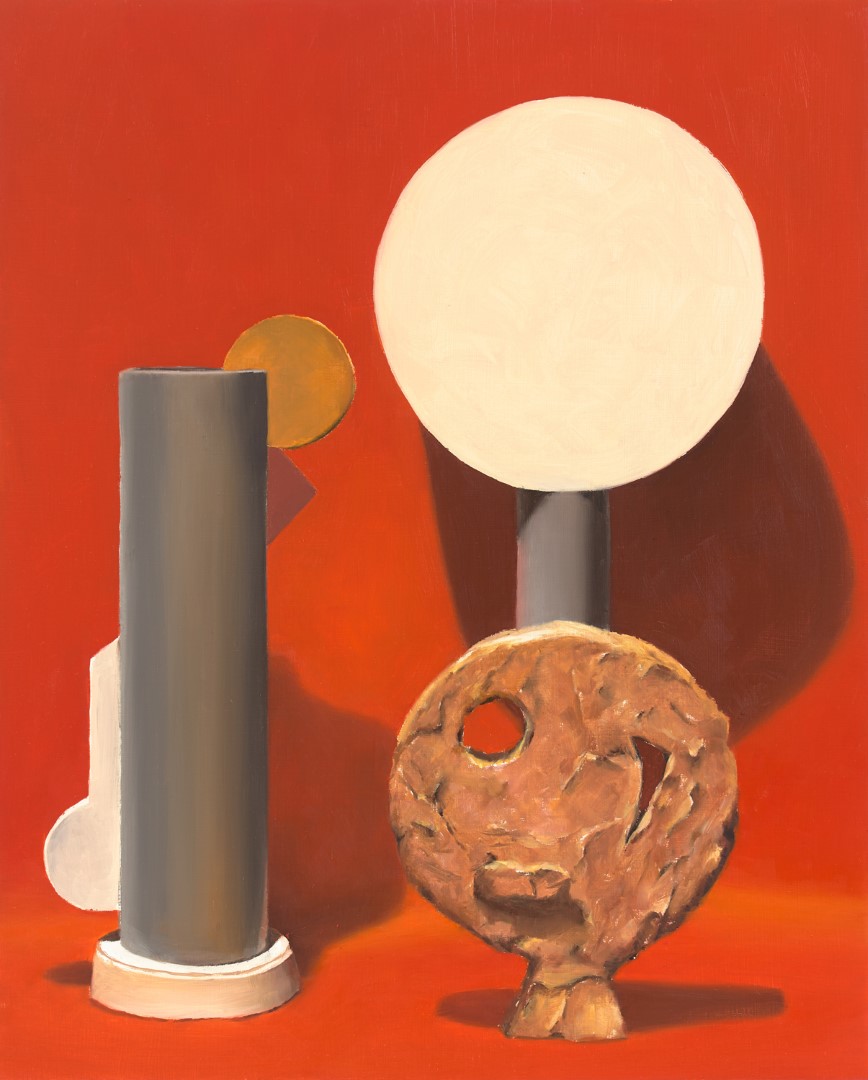 Modernist Stilleven (Mobach en Goldenbeld) (2021), 50 x 40 cm, oil on panel (collection Centraal Museum)